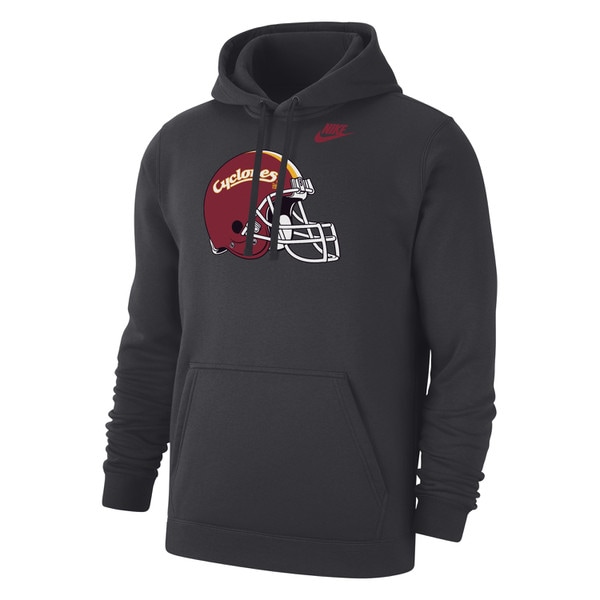 Nike® Cyclones Script Football Helmet Anthracite Hoodie